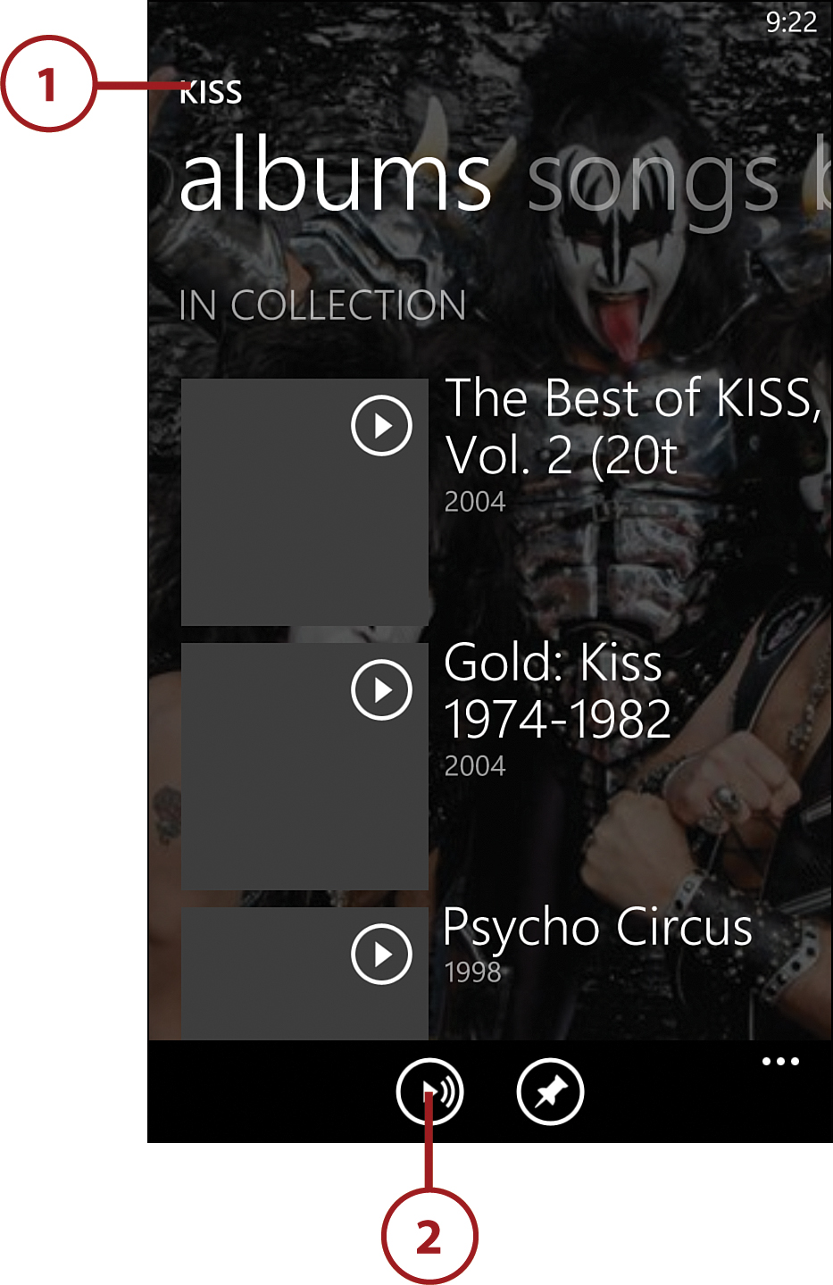 Windows Phone 8 : Playing Music Through the Phone (part 5) - Sharing